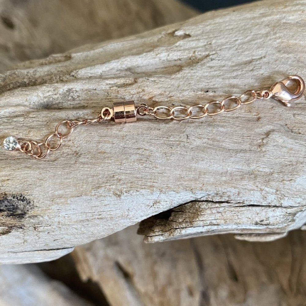 Rose Gold 3" Magnetic Chain Extender